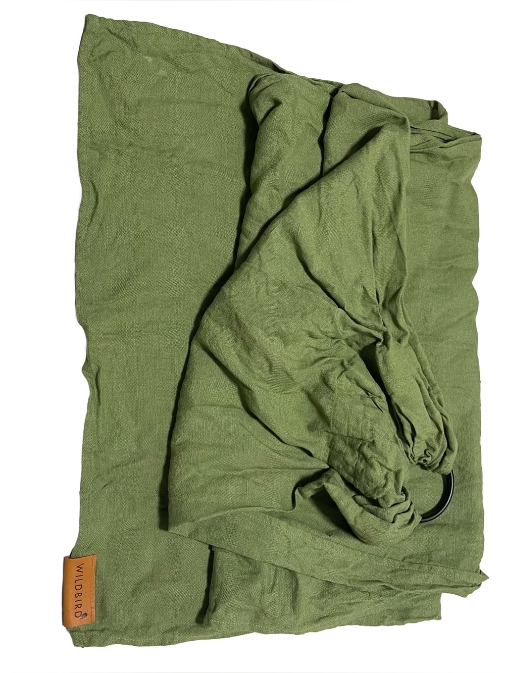 WildBird Olive Green Baby Ring Sling